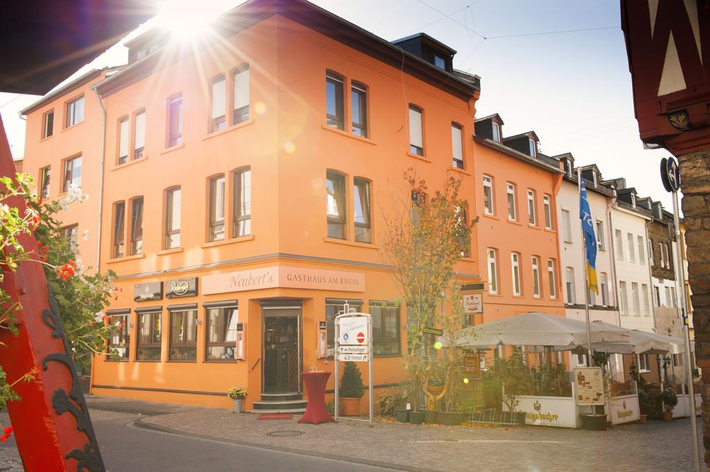 Neubert'S Gasthaus Am Rhein Ланштайн Екстер'єр фото