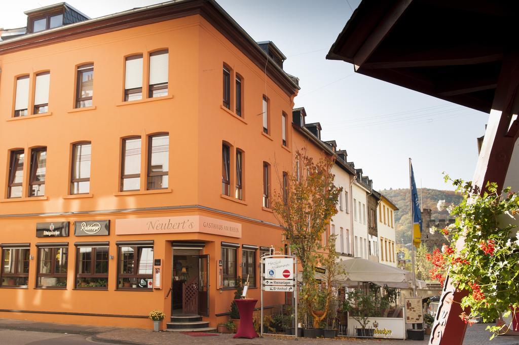 Neubert'S Gasthaus Am Rhein Ланштайн Екстер'єр фото